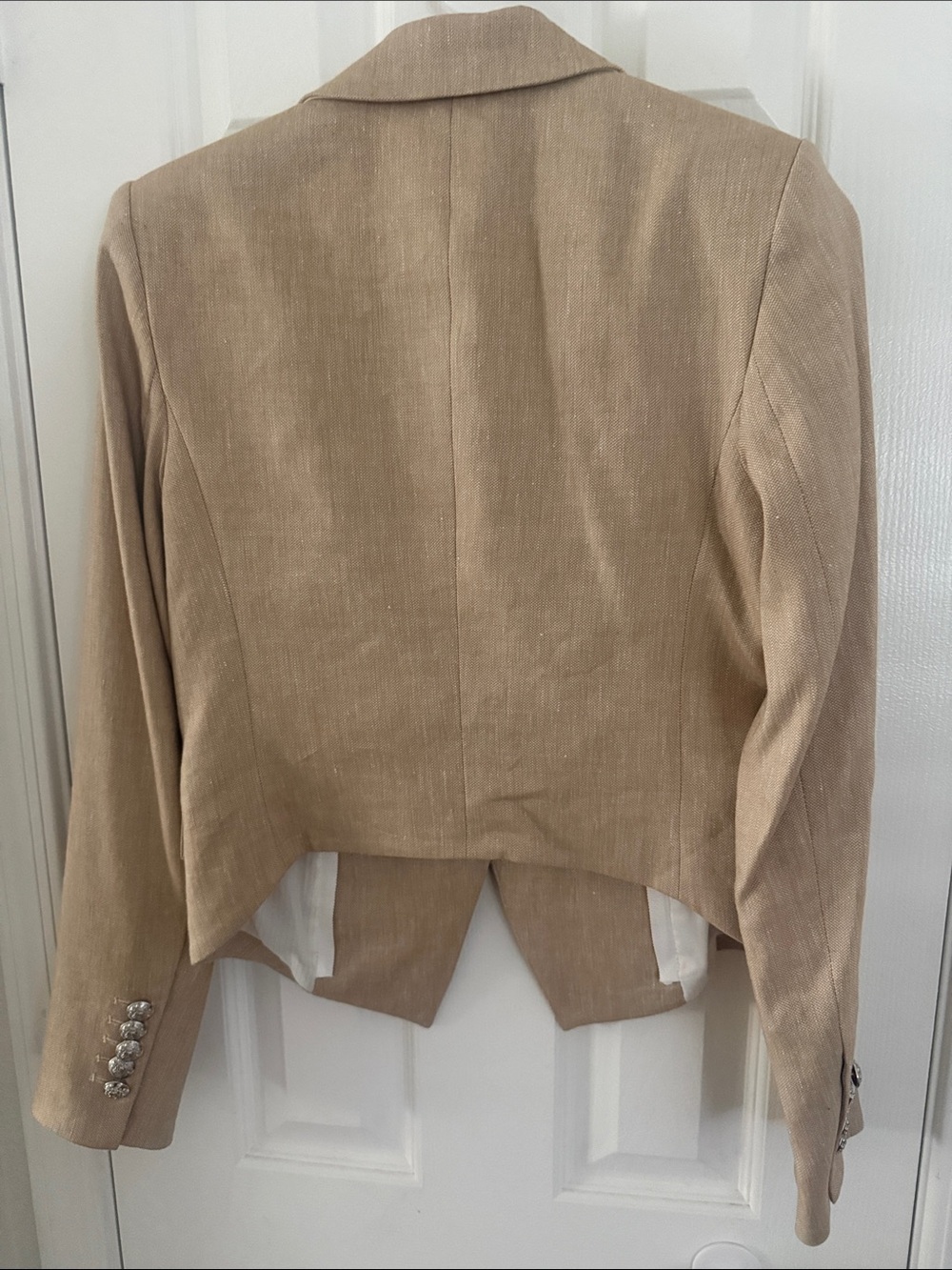 Veronica Beard Hosanna Dickey Jacket in Khaki Melange Size 2 - Picture 7 of 7